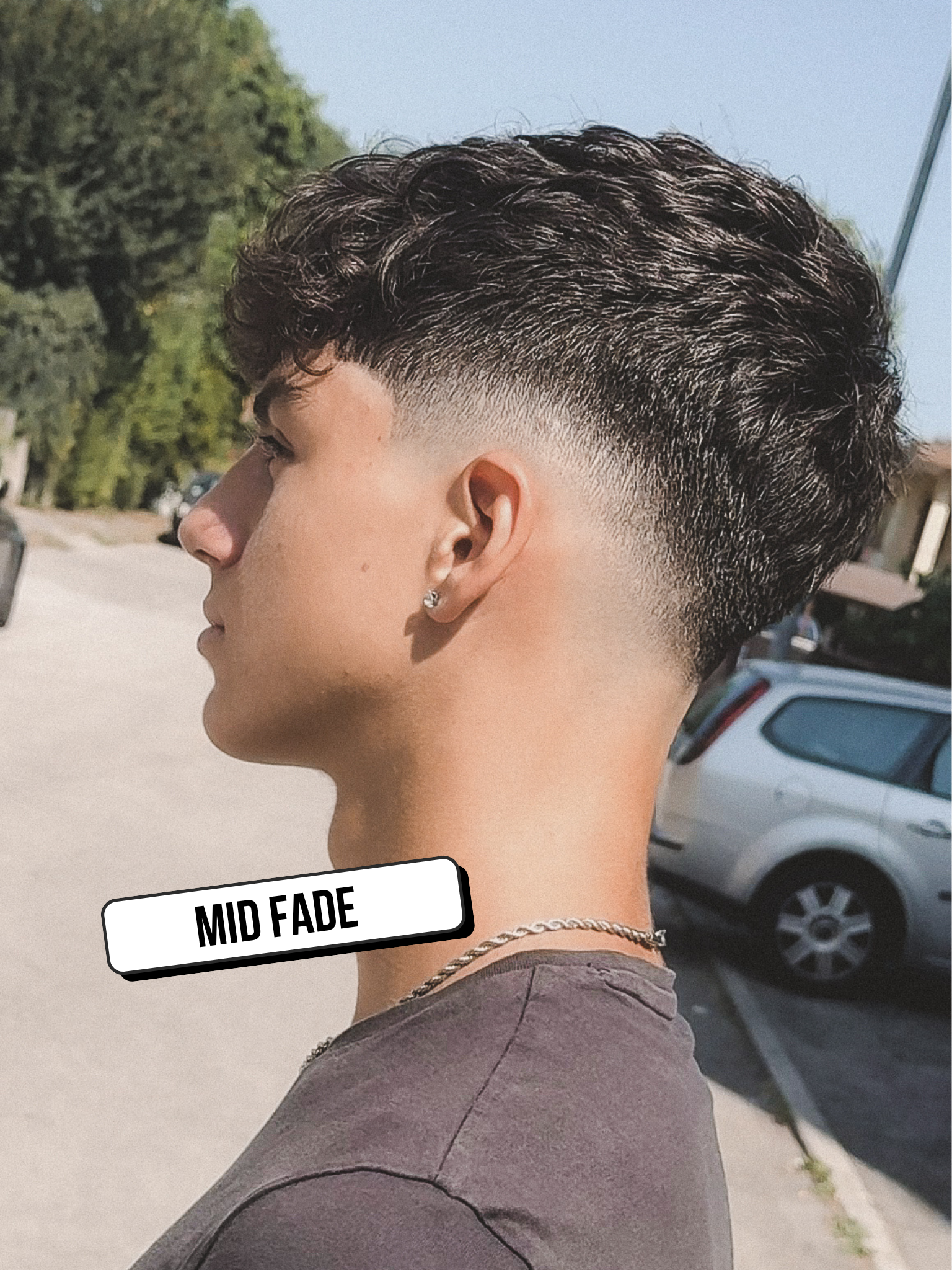 Wood Barber Shop Vigonza MID FADE Taglio uomo wood barber shop Alberto barbiere vigonza