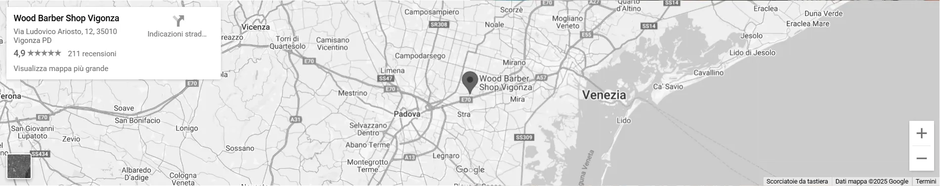 Wood barber shop Vigonza